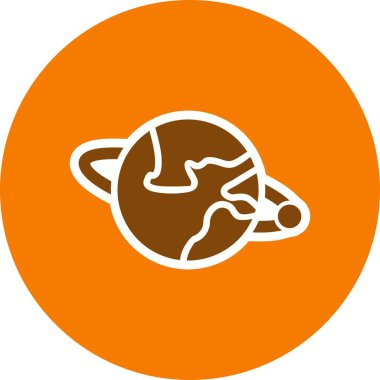 Etrafında dünya vektör simge işareti simge vektör çizim kişisel ve ticari kullanım için..