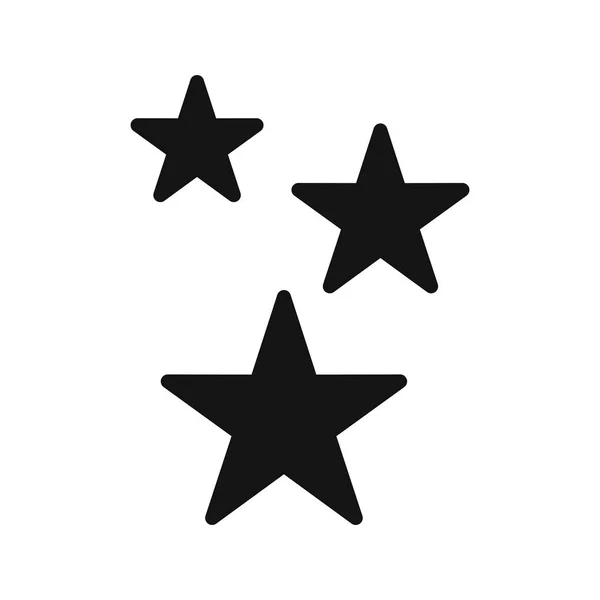 Hvězdy Vektorové Ikony Znaménko Ikonu Vektorové Ilustrace Pro Osobní Komerční — Stockový vektor