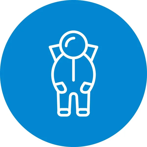 Space Suit Vector Icon Sign Icon Vector Illustration For Personal And Commercial Use..