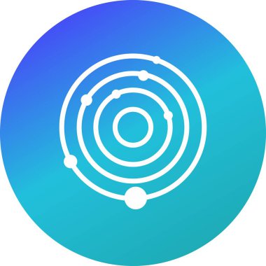 Güneş sistemi vektör simge işareti simge vektör çizim kişisel ve ticari kullanım için..