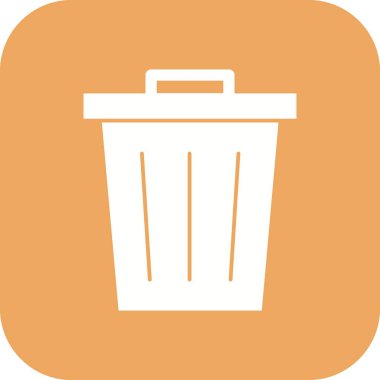 Atık vektör simge işareti simge vektör çizim kişisel ve ticari kullanım için..