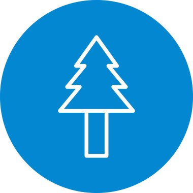 Çam ağacı vektör Iconsign simge vektör çizim kişisel ve ticari kullanım için..