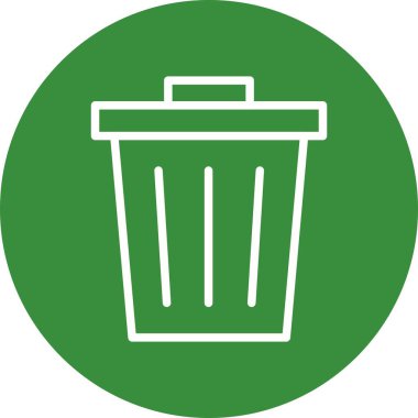 Atık vektör simge işareti simge vektör çizim kişisel ve ticari kullanım için..