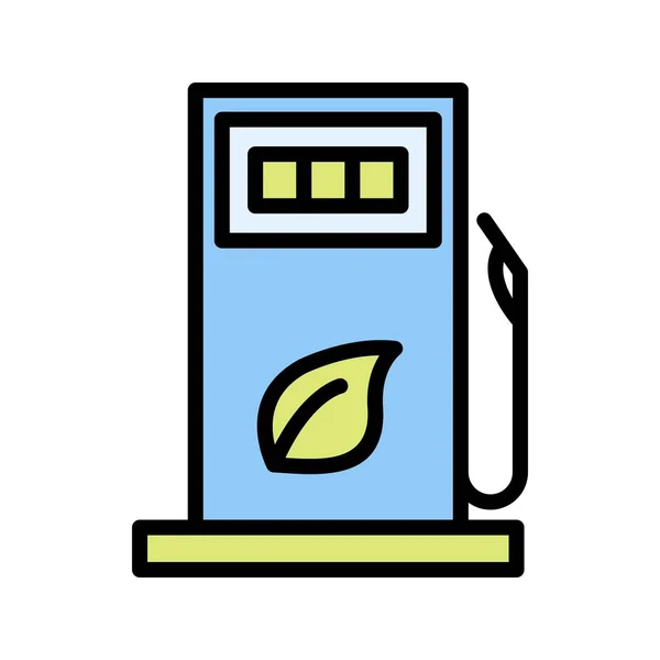 Gas Vektor Symbol Vektor Illustration Für Den Persönlichen Und Kommerziellen — Stockvektor