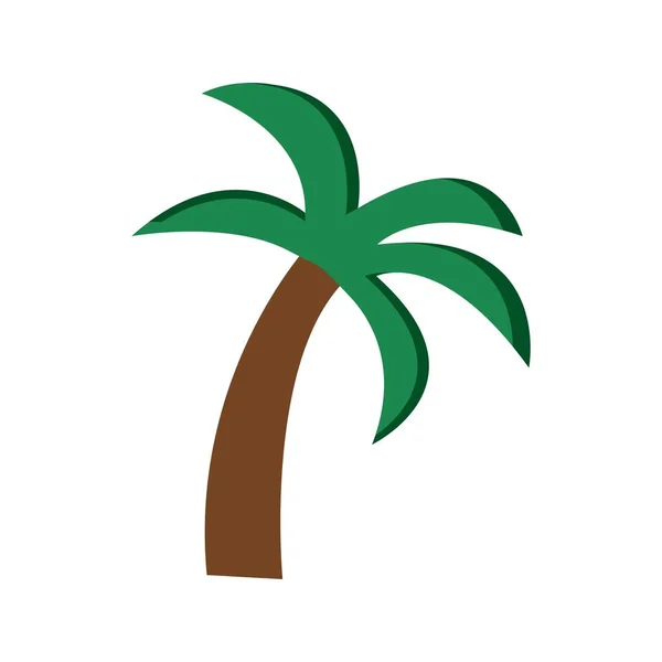 Palm Tree Vector Iconsign Icon Vector Illustration Personal Commercial Use — Stock Vector