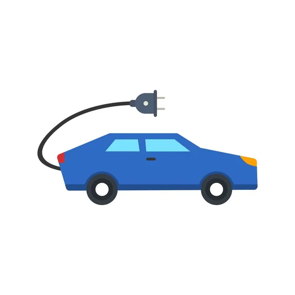 Electric Car Vector Iconsign Icon Vector Illustration Personal Commercial Use — Stock Vector