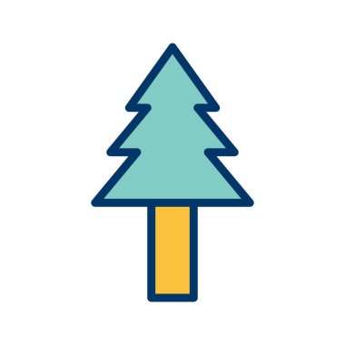 Çam ağacı vektör Iconsign simge vektör çizim kişisel ve ticari kullanım için..