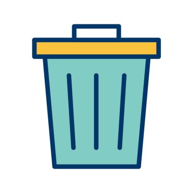 Atık vektör simge işareti simge vektör çizim kişisel ve ticari kullanım için..