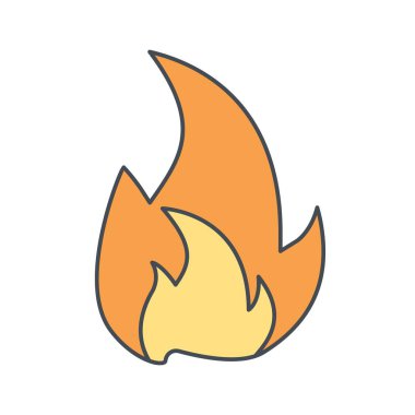 Yangın vektör Iconsign simge vektör çizim kişisel ve ticari kullanım için..