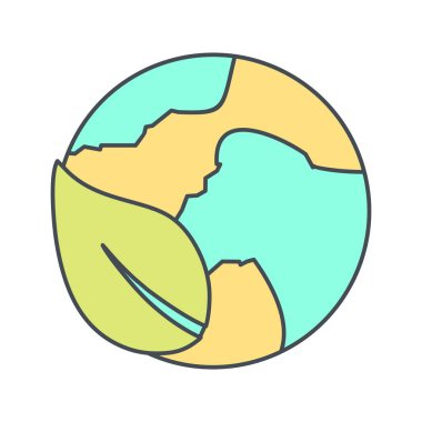 Eco dünya vektör Iconsign simge vektör çizim kişisel ve ticari kullanım için..