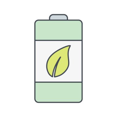 Eko pil vektör Iconsign simge vektör çizim kişisel ve ticari kullanım için..