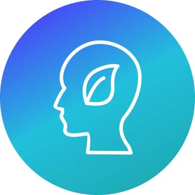 Eco zihin vektör Iconsign simge vektör çizim kişisel ve ticari kullanım için..