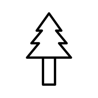 Çam ağacı vektör Iconsign simge vektör çizim kişisel ve ticari kullanım için..