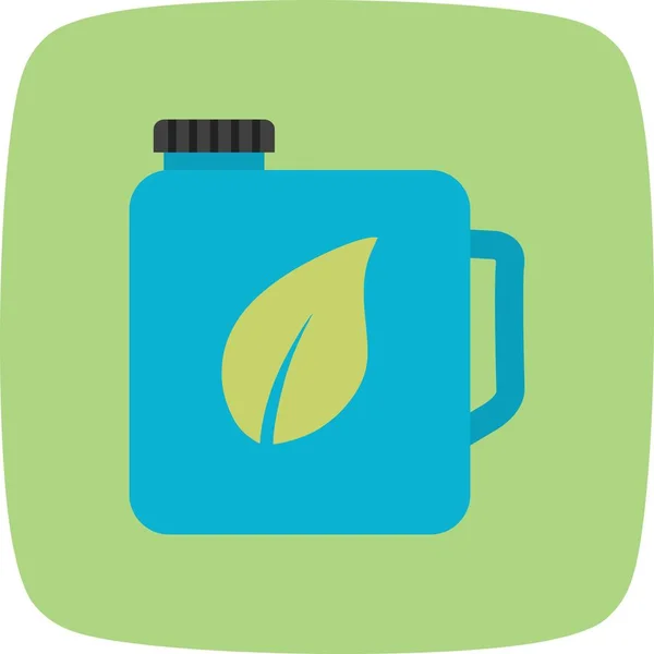 Eco Oil Vector Iconsign Icon Vektor Illustration Für Den Persönlichen — Stockvektor