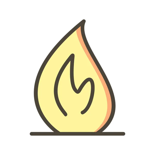 Fire Vector Iconsign Icon Vector Illustration Personal Commercial Use — Stock Vector