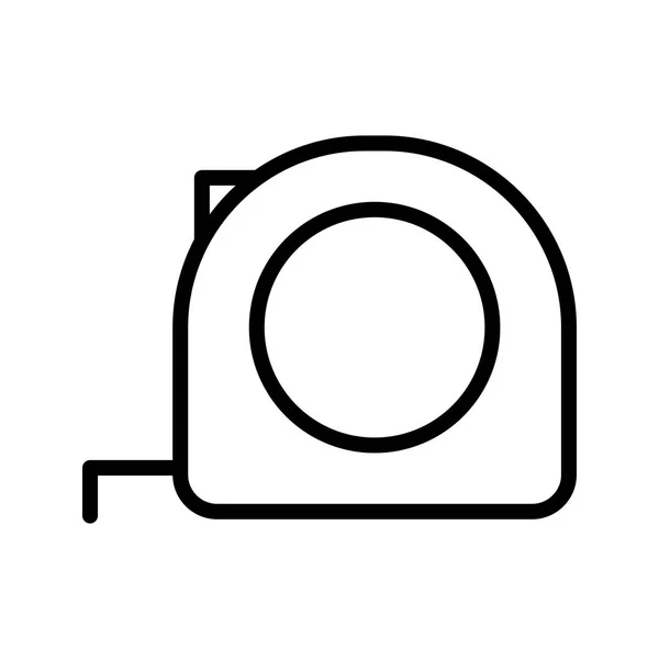 Вимірювальна Стрічка Векторна Піктограма Значок Векторна Ілюстрація Особистого Комерційного Використання — стоковий вектор