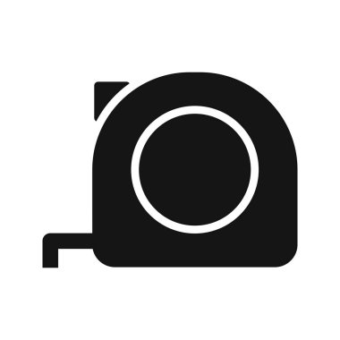 Ölçüm bandı vektör simge işareti simge vektör çizim için kişisel ve ticari kullanım..