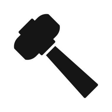 Vektör simge işareti simge vektör çizim kişisel ve ticari kullanım için çekiç..