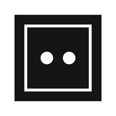 Soket vektör simge işareti simge vektör çizim kişisel ve ticari kullanım için..