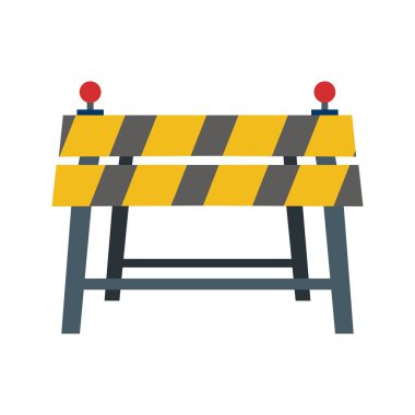 Bariyer vektör simge işareti simge vektör çizim kişisel ve ticari kullanım için..