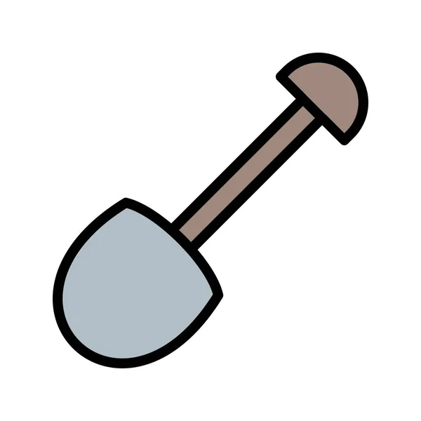Shovel Vector Icon Sign Icon Vector Illustration Personal Commercial Use — Stock Vector