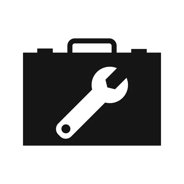 Werkzeugkasten Vektor Symbol Symbol Vektor Illustration Für Den Persönlichen Und — Stockvektor