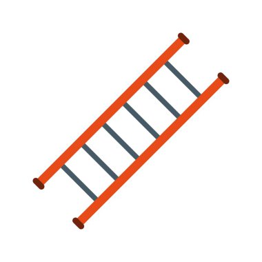 Merdiven vektör simge işareti simge vektör çizim kişisel ve ticari kullanım için..