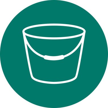 Kova vektör simge işareti simge vektör çizim kişisel ve ticari kullanım için..