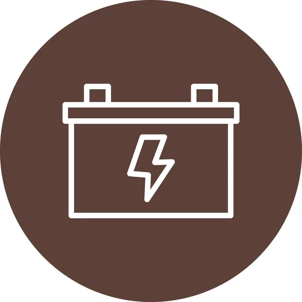 Batterij Vector Icon Signaal Pictogram Vectorillustratie Voor Persoonlijk Commercieel Gebruik — Stockvector