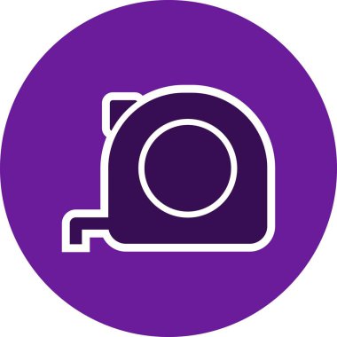 Ölçüm bandı vektör simge işareti simge vektör çizim için kişisel ve ticari kullanım..