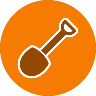 Vektör simge işareti simge vektör çizim kişisel ve ticari kullanım için kürek..