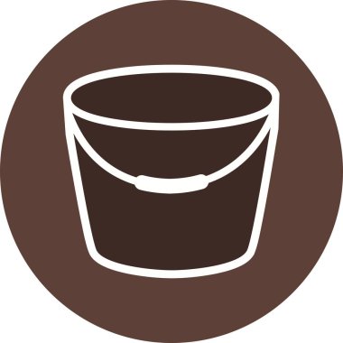 Kova vektör simge işareti simge vektör çizim kişisel ve ticari kullanım için..