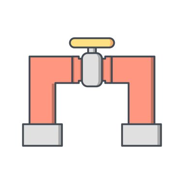 Boru vektör simge işareti simge vektör çizim kişisel ve ticari kullanım için..