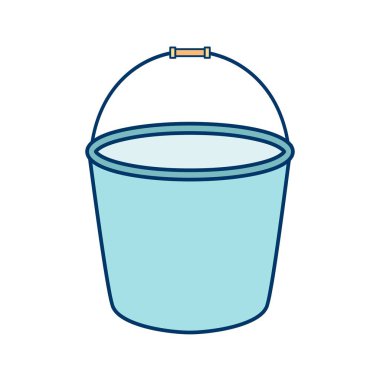 Kova vektör simge işareti simge vektör çizim kişisel ve ticari kullanım için..