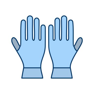 Eldiven vektör simge işareti simge vektör çizim kişisel ve ticari kullanım için..