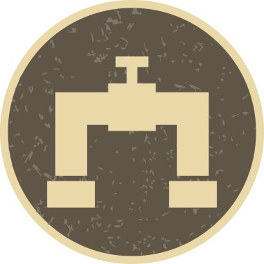 Boru vektör simge işareti simge vektör çizim kişisel ve ticari kullanım için..