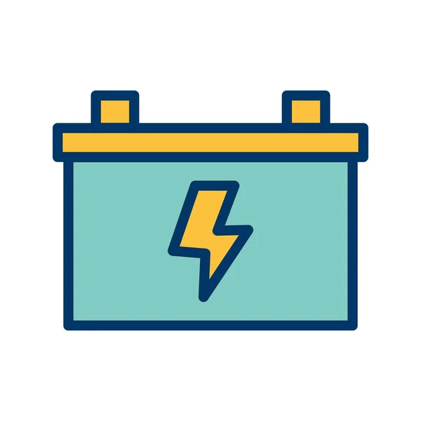 Batterij Vector Icon Signaal Pictogram Vectorillustratie Voor Persoonlijk Commercieel Gebruik — Stockvector