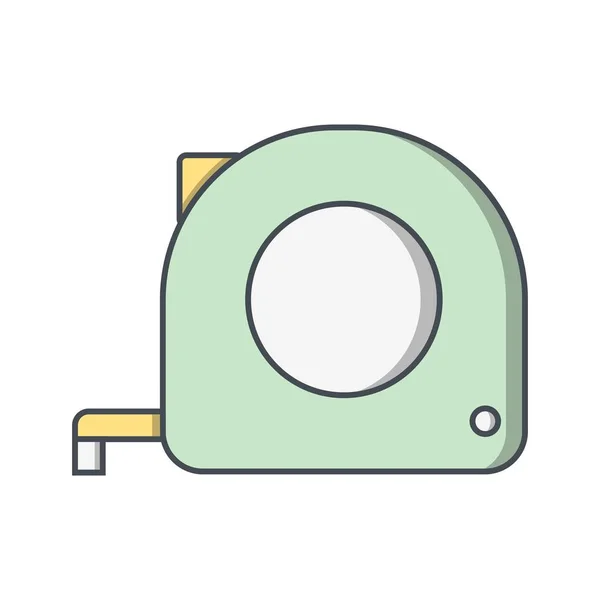 Measuring Tape Vector Icon Sign Icon Vector Illustration Personal Commercial — Stock Vector