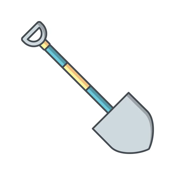 Shovel Vector Icon Sign Icon Vector Illustration Personal Commercial Use — Stock Vector