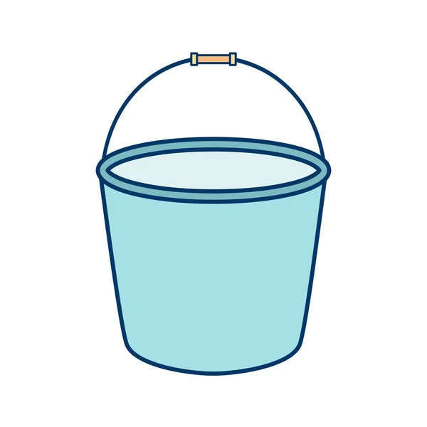 Bucket Vector Icon Sign Icon Ilustración Vectores Para Uso Personal — Archivo Imágenes Vectoriales