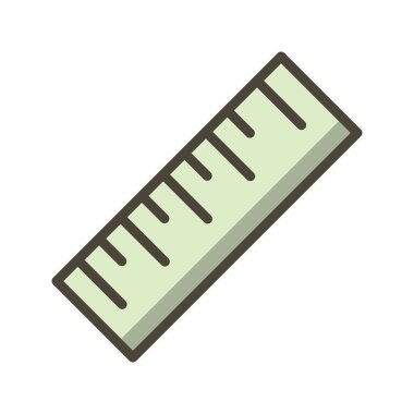 Cetvel vektör simge işareti simge vektör çizim kişisel ve ticari kullanım için..