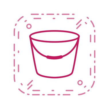 Kova vektör simge işareti simge vektör çizim kişisel ve ticari kullanım için..