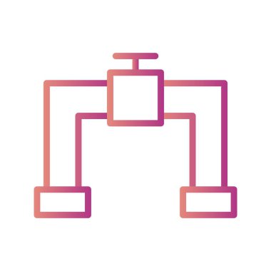 Boru vektör simge işareti simge vektör çizim kişisel ve ticari kullanım için..