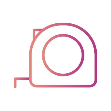 Ölçüm bandı vektör simge işareti simge vektör çizim için kişisel ve ticari kullanım..