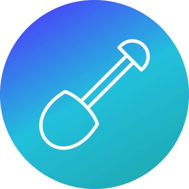 Vektör simge işareti simge vektör çizim kişisel ve ticari kullanım için kürek..