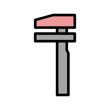 Servis yolu işaret ICO bozulmak vektör