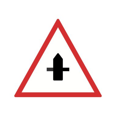 Vektör küçük Cross Road işareti ICO