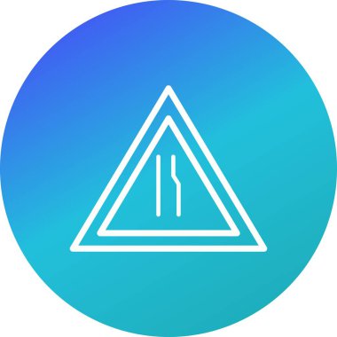 Vektör yol doğru yol işareti ICO üzerinde daraltır