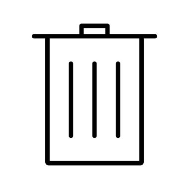 Vektör simge işareti simge vektör çizim kişisel ve ticari kullanım için silme..