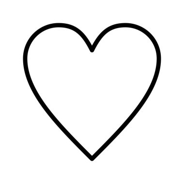 En sevdiğim vektör simge işareti simge vektör çizim kişisel ve ticari kullanım için..